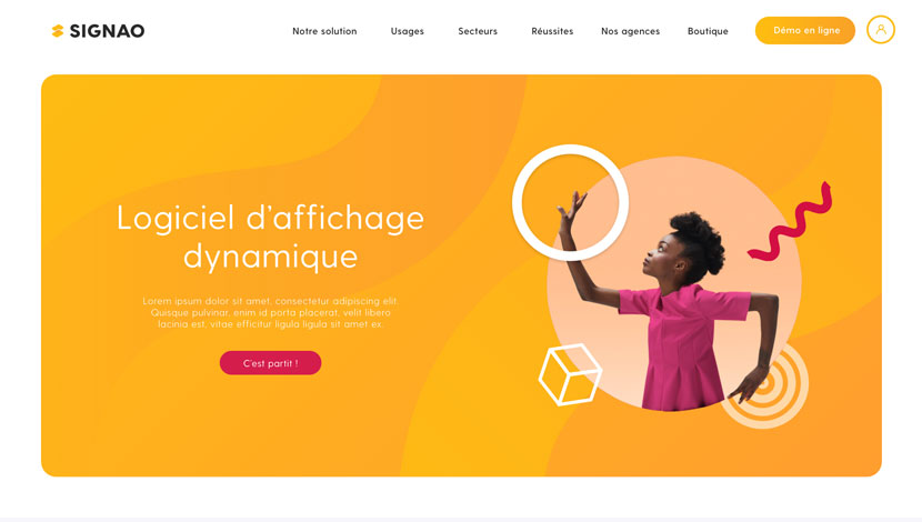 Signao homepage
